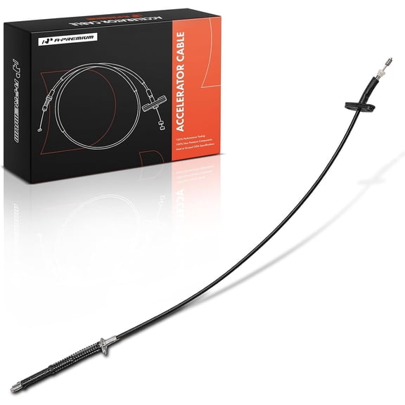 A-Premium 31.25 inch Carburetor Accelerator Cable Compatible with Ford Bronco 1983-1986, F-100 F100 1983, F-150 F150 1983-1986, F-250 F250 1983-1986, F-350 F350 1983-1986, 3.8L 4.9L