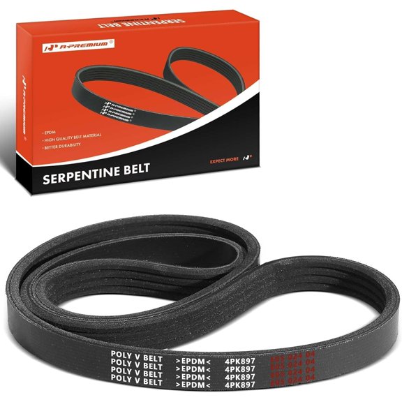 A-Premium 35.33 Inch Serpentine Belt Compatible with Chrysler, Dodge, Honda, Mitsubishi, Plymouth, Saab & Subaru Cars - CR-V, Outback, Forester, Impreza, Legacy, Avenger, Sebring, Eclipse