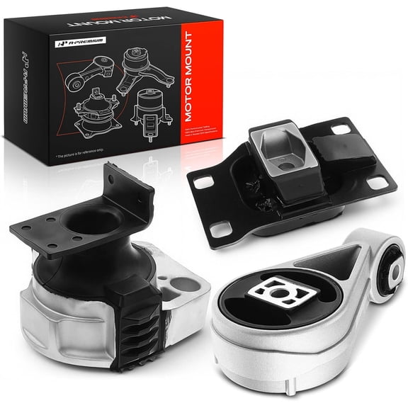 A-Premium 3PCS Engine Motor Mount Transmission Mount and Torque Strut Mount Set Compatible with Ford Focus 2005 2006 2007 L4 2.0L, Automatic Transmission, Sedan Hatchback Wagon