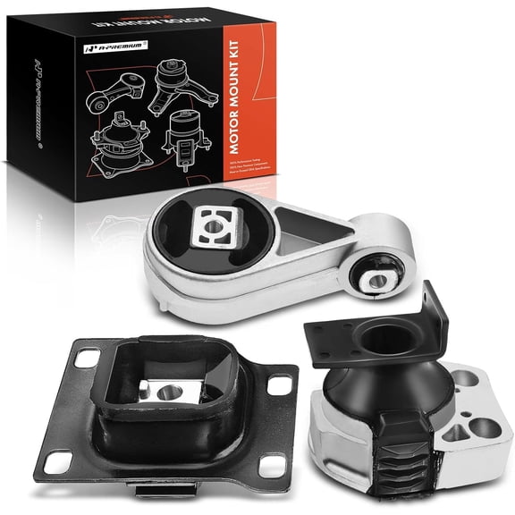 A-Premium 3PCS Engine Motor Mount Compatible with Ford Focus 2005 2006 2007 (2.0L L4 Only) Automatic Transsmission Mount A5312 A2939 A2986