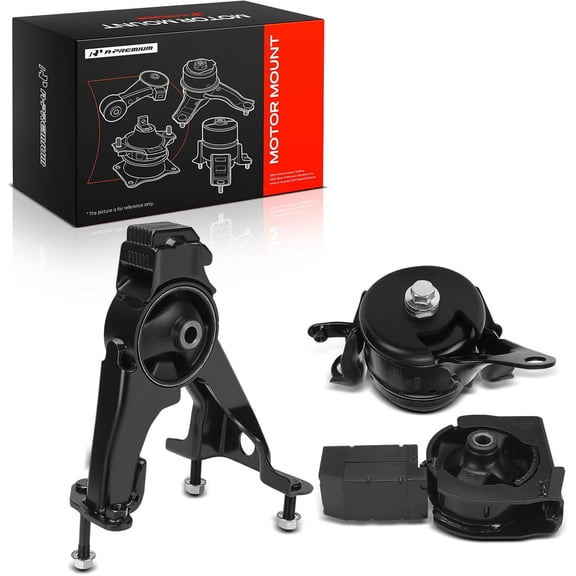 A-Premium 3PCS Engine Motor Mount Set Compatible with Scion tC 2005-2010, 2.4L, Automatic Transmission, Replace# 1230528220, 1236200000