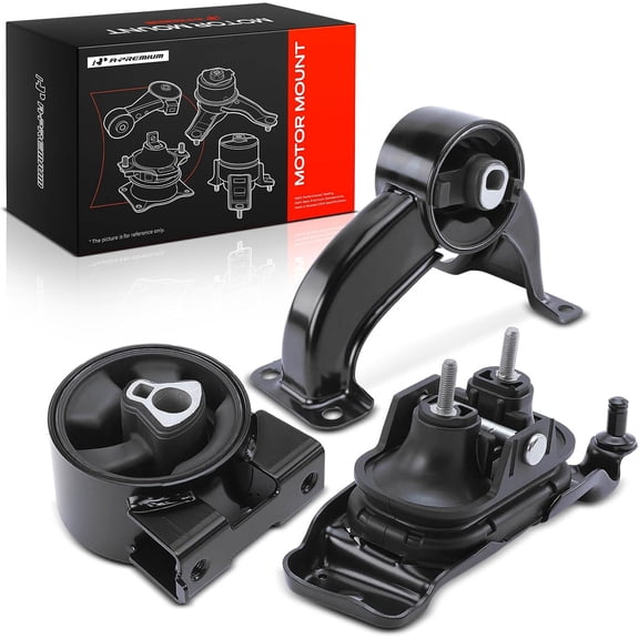 A-Premium 3PCS Engine Motor Mount Set [OHV] Compatible with Dodge Grand Caravan 2008-2010 & Chrysler Town & Country 2008-2010 & Volkswagen Routan 2009-2010, 3.3L 3.8L, Replace# 5085078AB 5171086AB