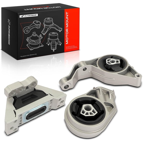 A-Premium 3PCS Engine Motor Mount and Transmission Mount Kit Compatible with Chevrolet HHR 2006-2011, Cobalt 2005-2010 & Pontiac G5 2007-2010 & Saturn Ion, 2.0L 2.2L 2.4L, Automatic Transmission