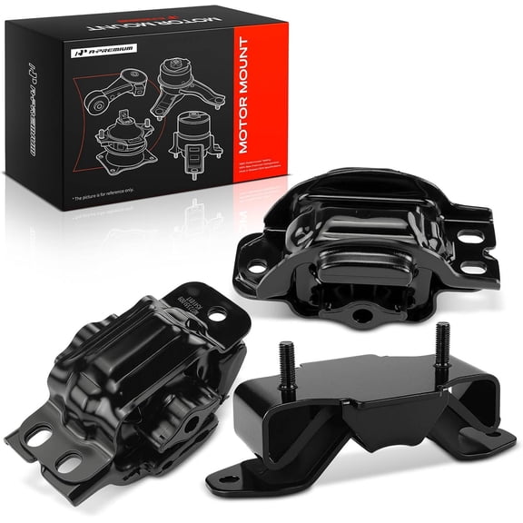 A-Premium 3PCS Engine Motor Mount and Transmission Mount Kit Compatible with Dodge Ram 2500 2005 5.7L, Ram 3500 2005 5.7L, RWD, Replace# 52021321AC, 52110036AB