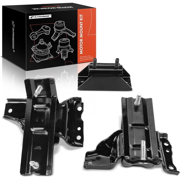 A-Premium 3PCS Engine Motor Mount and Transmission Mount Kit Compatible with Ford E-150, E-250, E-150 Econoline Club Wagon, E-250 Econoline, E-350 Super Duty, E-450 Super Duty