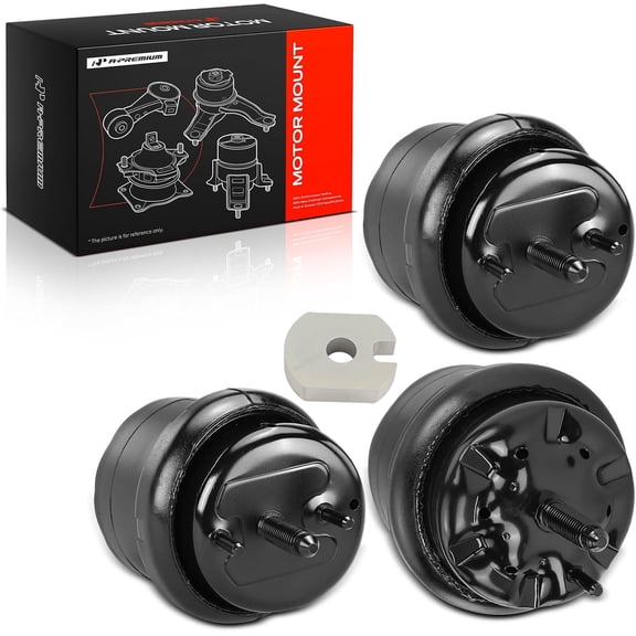 A-Premium 3PCS Engine Motor Mount and Transmission Mount Kit Compatible with Ford Five Hundred, Freestyle & Mercury Montego, 2005 2006 2007, 3.0L, Replace# 5F9Z6068A, 5F9Z6038BA