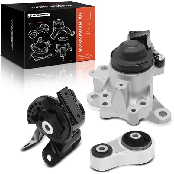 A-Premium 3PCS Engine Motor Mount and Transmission Mount Kit Compatible with Mazda CX-9 CX9 2007-2012 3.5L 3.7L Automatic Transmission Replace# L2Y23904XA L2Y23904X