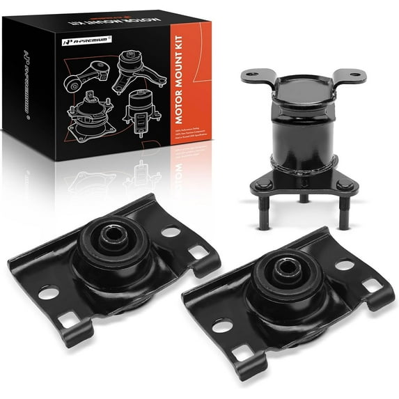 A-Premium 3PCS Engine Motor Mount and Transmission Mount Kit Compatible with Nissan Pathfinder 2008-2012, TITAN 2004-2015, Armada 2005-2015 & Infiniti QX56 2004-2010, 5.6L, RWD, Automatic Transmission