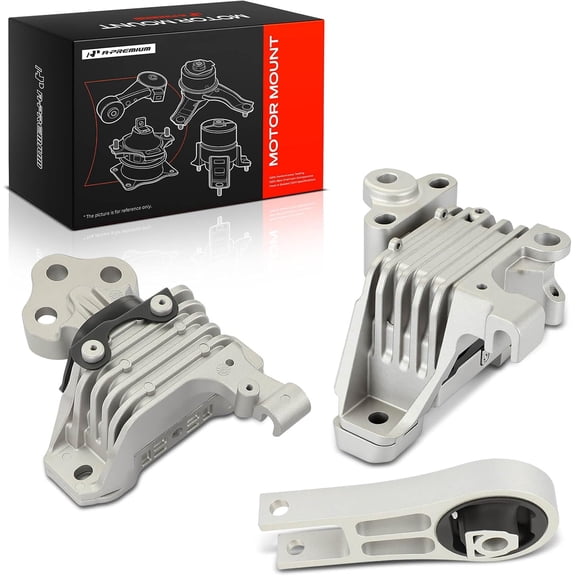 A-Premium 3PCS Engine Motor Mount and Transmission Mount Set [Automatic Transmission] Compatible with Jeep Cherokee 2014-2022 3.2L & Chrysler 200 2015-2017 3.6L, Replace# 68157441AD, 68224909AC