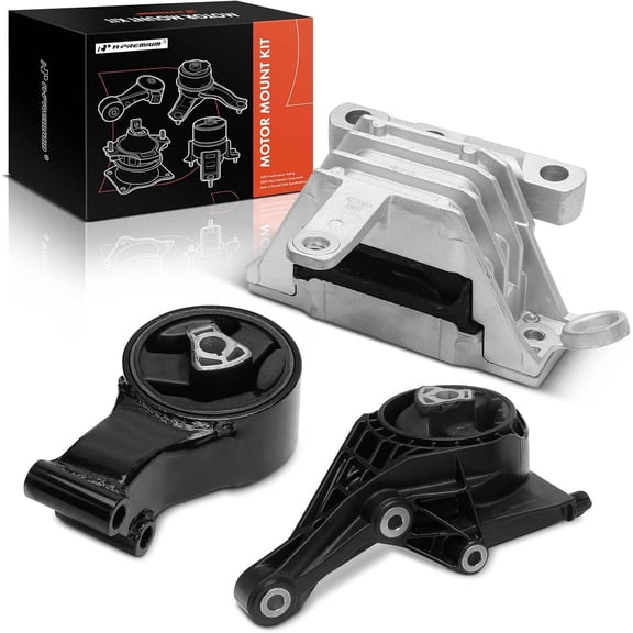 A-Premium 3PCS Engine Motor Mount and Transmission Mount Set Compatible with Chevrolet Malibu 2014 & Buick LaCrosse 2010-2016, Regal 2011-2017, Allure 2010, 2.0L 2.4L, Replace# 13227773, 13383624