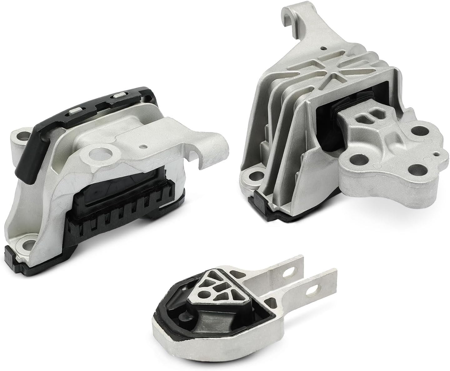 A-Premium 3PCS Engine Motor Mount and Transmission Mount Set Compatible with Dodge Dart 2013 2014 2015 2016 L4 2.0L Naturally Aspirated, Replace# 68081488AH, 68081488AC