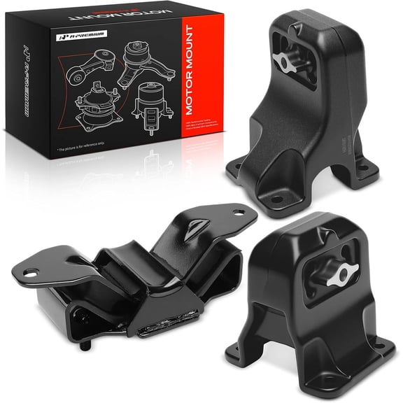 A-Premium 3PCS Engine Motor Mount and Transmission Mount Set Compatible with Dodge Ram 1500 2003 2004 2005, 5.7L, RWD, Automatic or Manual Transmission, Replace# 52013509AA, 52110036AC