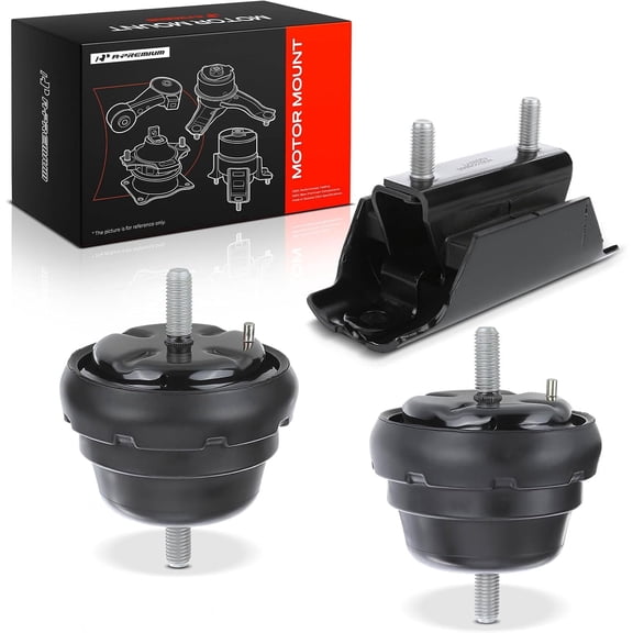 A-Premium 3PCS Engine Motor Mount and Transmission Mount Set Compatible with Ford Ranger 1985-1997 & Mazda B2300 1994-1997, L4 2.0L 2.3L, Replace# ZZL039340, ZZL039340A