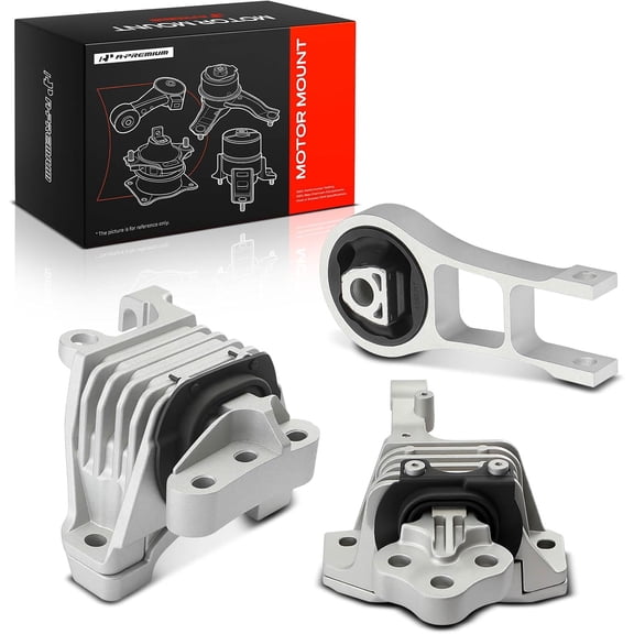 A-Premium 3PCS Engine Motor Mount and Transmission Mount Set Compatible with Jeep Cherokee 2014 2015 2016 2017 2018, L4 2.4L, Naturally Aspirated, Replace# 68256971AB, 68418876AB
