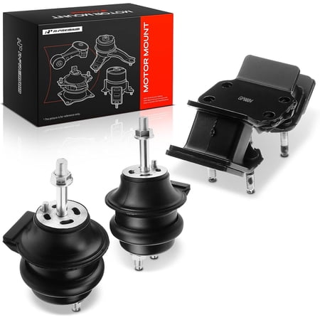 A-Premium 3PCS Engine Motor Mount and Transmission Mount Set Compatible with Lexus GS300 1998-2005, IS300 2001-2005, L6 3.0L Petrol, Replace# 12361-46190, 12371-50010