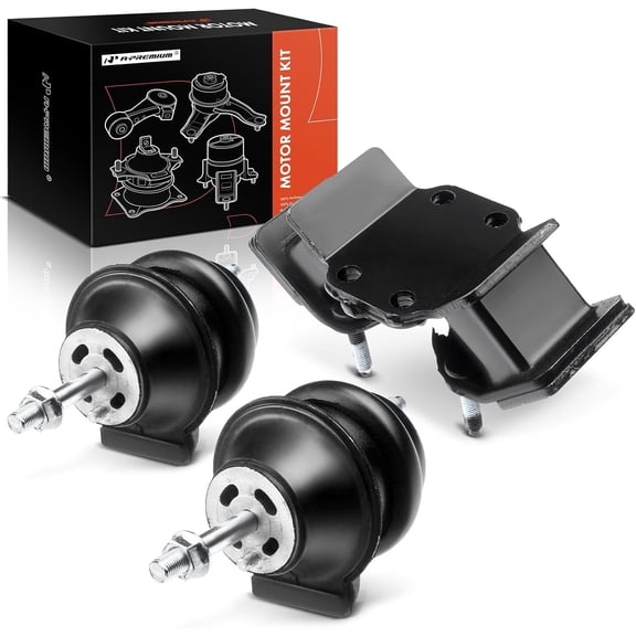 A-Premium 3PCS Engine Motor Mount and Transmission Mount Set Compatible with Lexus GS300 1998-2005, IS300 2001-2005, L6 3.0L Petrol, Replace# 12361-46190, 12371-50010