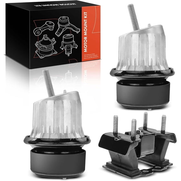 A-Premium 3PCS Engine Motor Mount Transmission Mount Set Compatible with Lexus GS300 2006, GS350 2007-2011, IS250 2006-2015, IS350 2006-2015, Automatic Transmission, RWD