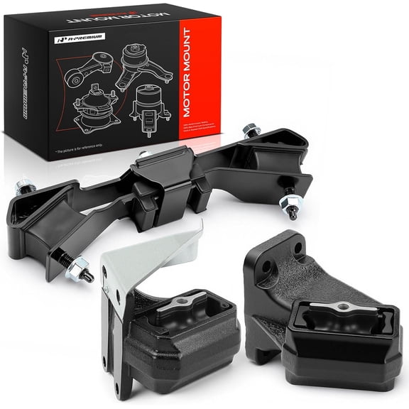 A-Premium 3PCS Engine Motor Mount and Transmission Mount Set Compatible with Ram 2500 2013-2018 6.7L, 3500 2013-2018 6.7L, Automatic & Manual Transmission, Replace# 52121773AA