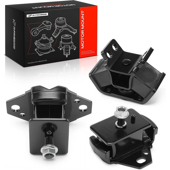 A-Premium 3PCS Engine Motor Mount and Transmission Mount Set Compatible with Toyota Tacoma 1995-1999 3.4L, 4Runner 1996-1998 3.4L, Celica 1981-1985 2.4L, Pickup 1981-1985 2.4L, RWD Only