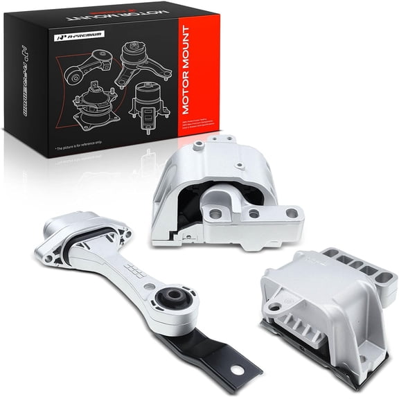 A-Premium 3PCS Engine Motor Mount and Transmission Mount Set Compatible with Volkswagen VW Jetta 1999-2005, Golf 1999-2006, Beetle 1999-2005, L4 1.8L 1.9L 2.0L