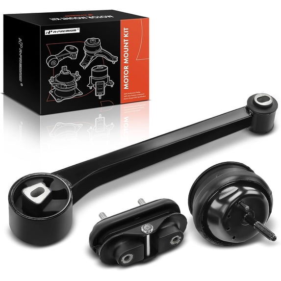 A-Premium 3PCS Engine Motor Mount and Transmission Mount and Torque Strut Mount Kit Compatible with Buick Lucerne 2006-2011 4.6L & Cadillac DTS 2006-2011 4.6L, Automatic Transmission