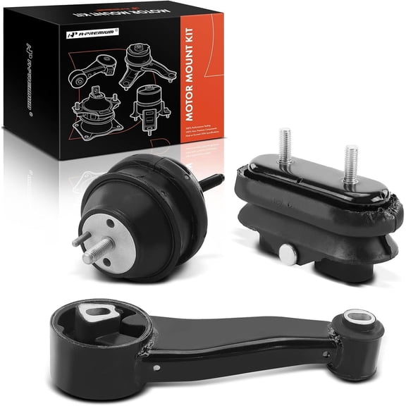 A-Premium 3PCS Engine Motor Mount and Transmission Mount and Torque Strut Mount Kit Compatible with Buick Lucerne 2009 2010 2011 3.9L, Automatic Transmission
