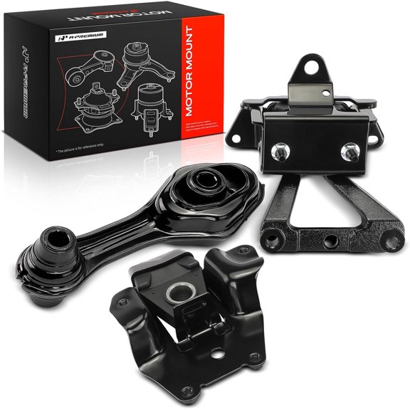 A-Premium 3PCS Engine Motor Mount and Transmission Mount and Torque Strut Mount Kit Compatible with Chevrolet Cavalier & Pontiac Sunfire, 1995-2002, 2.2L, Automatic Transmission Only