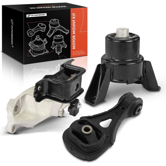 A-Premium 3PCS Engine Motor Mount and Transmission Mount and Torque Strut Mount Kit Compatible with Honda HR-V HRV 2016 2017 2018, 1.8L, Manual Transmission Only, Replace# 50850T7J912, 50890T9DT02