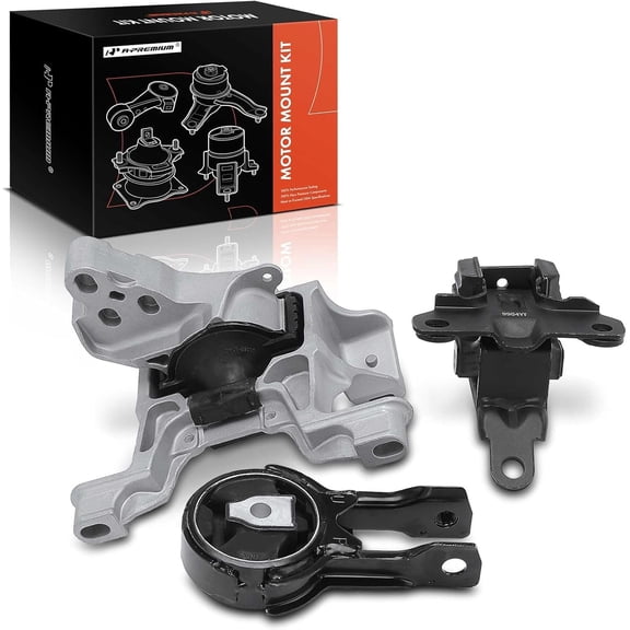 A-Premium 3PCS Engine Motor Mount Transmission Mount and Torque Strut Mount Kit Compatible with Mazda CX-3 CX3 2016-2022, 2.0L, Automatic Transmission, Replace# DH3V3906Y, 12371WB001