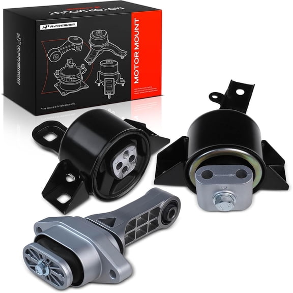 A-Premium 3PCS Engine Motor Mount Transmission Mount Torque Strut Mount Set Compatible with Chevrolet Aveo 2004-2011 Aveo5 & Pontiac G3 Wave Wave5 L4 1.6L Manual Transmission Replace# 96535505