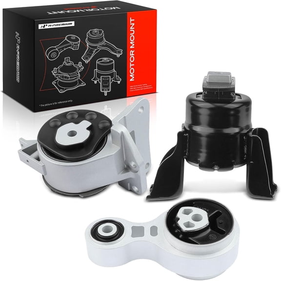 A-Premium 3PCS Engine Motor Mount Transmission Mount Torque Strut Mount Set Compatible with Ford 2010-2012 Fusion & Mercury 2010-2011 Milan, 2.5L, Automatic Transmission