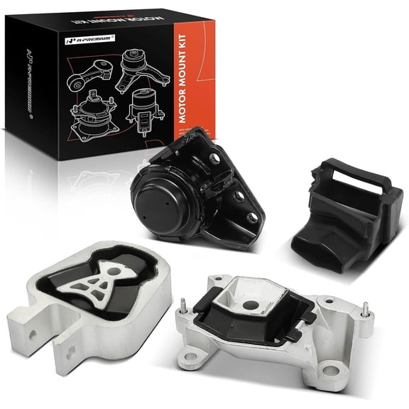 A-Premium 3PCS Engine Motor Mount Transmission Mount and Torque Strut Mount Set Compatible with Ford Fusion 2013-2020, SSV Plug-in Hybrid 2019-2020 & Lincoln MKZ 2013-2020, Automatic CVT Transmission