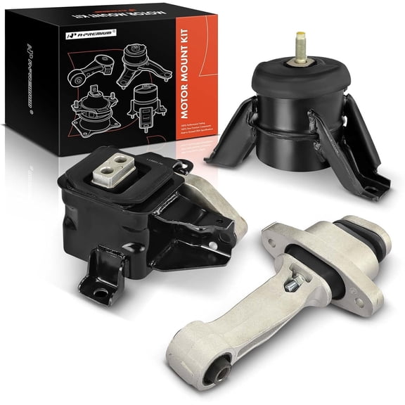 A-Premium 3PCS Engine Motor Mount Transmission Mount Torque Strut Mount Set Compatible with Hyundai Sonata 2015 2016 2017 2018 L4 2.4L Automatic Transmission Replace# 21810C1020 21830C1170