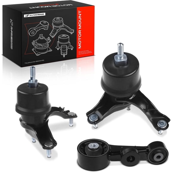 A-Premium 3PCS Engine Motor Mount Transmission Mount Torque Strut Mount Set Compatible with Lexus ES350 2007 2008 2009 2010 2011 2012 V6 3.5L, Automatic Transmission, Replace# 123720H090, 123720H100