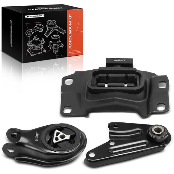 A-Premium 3PCS Engine Motor Mount Transmission Mount Torque Strut Mount Set Compatible with Mazda 3 2010-2013, 3 Sport 2012-2013, 5 2012-2015, 2.0L 2.5L, Manual Transmission, Naturally Aspirated