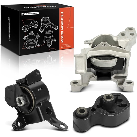 A-Premium 3PCS Engine Motor Mount and Transmission Mount and Torque Strut Mount Set Compatible with Mazda 3, 3 Sport 2014-2016, CX-5 CX5 2013-2016, L4 2.0L, Automatic Transmission