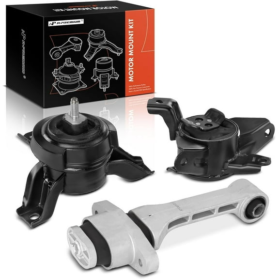 A-Premium 3PCS Engine Motor Mount and Transmission Mount and Torque Strut Mount Kit Compatible with Kia Sorento 2014-2015 & Hyundai Santa Fe Sport 2013-2018, 2.4L 3.3L, AWD, Automatic Transmission