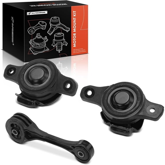 A-Premium 3PCS Engine Motor Mount and Torque Strut Mount Kit Compatible with Subaru Outback, Legacy, 2005-2009, 2.5L, Replace# 41022AG17B, 32007105