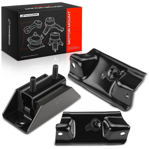 A-Premium Engine Motor Mount and Transmission Mount Kit, Set of 3 | Compatible with Ford F-150 F150, F-250 F250, F-350 F350, Bronco, 1987-1993, 5.0L 5.8L, Reduce Vibration and Noise