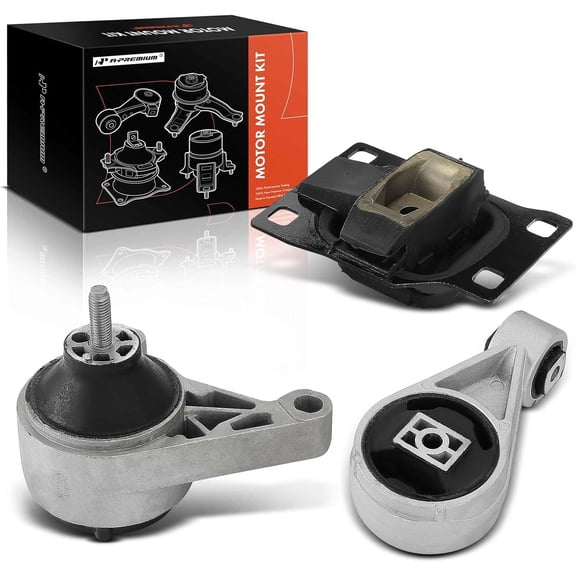 A-Premium 3PCS Engine Motor Mount and Transmission Mount Kit Compatible with Ford Focus 2002-2003 2.0L, Replace# 9T1Z7M121A, 2M5Z6038AA