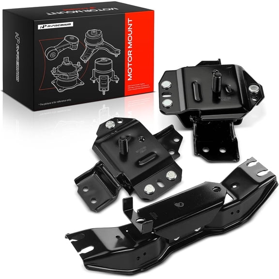 A-Premium Engine Motor Mount and Transmission Mount Kit, Set of 3 | Compatible with Ford Mustang 1996-2004, 3.8L 3.9L, Automatic Transmission Only, Reduce Vibration and Noise, Precise Fit