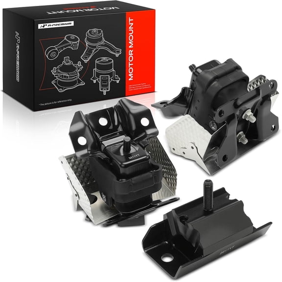 A-Premium 3PCS Engine Motor and Transmission Mount Set Compatible with Chevrolet Silverado 1500 2500 3500 Tahoe Suburban Avalanche & GMC Sierra 1500 Yukon & Cadillac Escalade, Replace# A5365 A2811