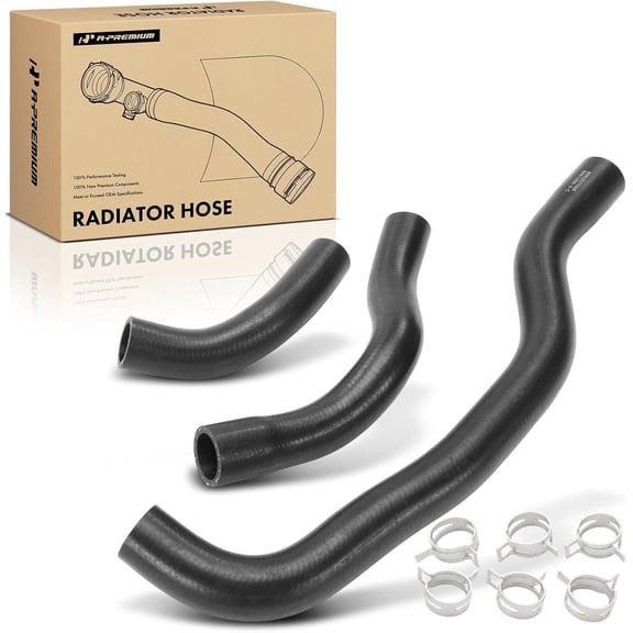 A-Premium 3PCS Upper & Lower Radiator Coolant Hose Compatible with Honda Civic 2006-2011, L4 1.3L