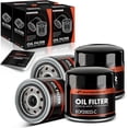 thumbnail image 1 of A-Premium 4-PC 10K Miles Protection Spin On Oil Filter Compatible with Ford & Chevrolet HD & Cadillac & Jeep & Mazda & Dodge & Cadillac & Lincoln & Chrysler & Ram & Land Rover & Mazda & Mercury & Ram, 1 of 9