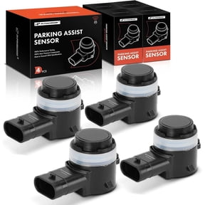 A-Premium 4-PC Reverse Backup Parking Assist Sensor Compatible with Select Ram & Jeep Models - 1500/2500/3500 2019-2023, 4500/5500 2018-2022, Wrangler/Gladiator 2020-2023