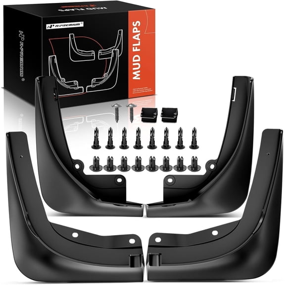 A-Premium 4 Pcs Mud Flaps Splash Guards Fender Mudguard Compatible with Tesla Model Y 2020 2021 Front and Rear