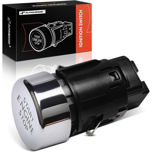 A-Premium 4 Pin Engine Start Stop Push Button Starter Switch Compatible with Volkswagen Tiguan 2016-2024