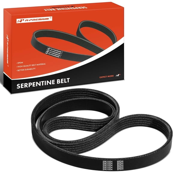 A-Premium 41.5 Inch Engine Serpentine Drive Belt Compatible with Honda Prelude 1988-1990 & Mazda 626 1986-1987 & International Harvester 9600/9700 1996, 9800 SBA 1997