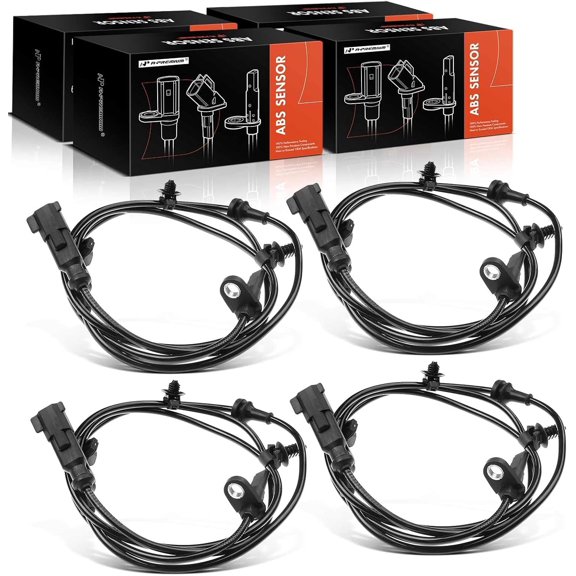 A-Premium 4PC Set ABS Wheel Speed Sensor Compatible with Ford & Lincoln Models- Explorer 2013-2018, Flex 2013-2019, MKS 2013-2016, MKT 2013-2018