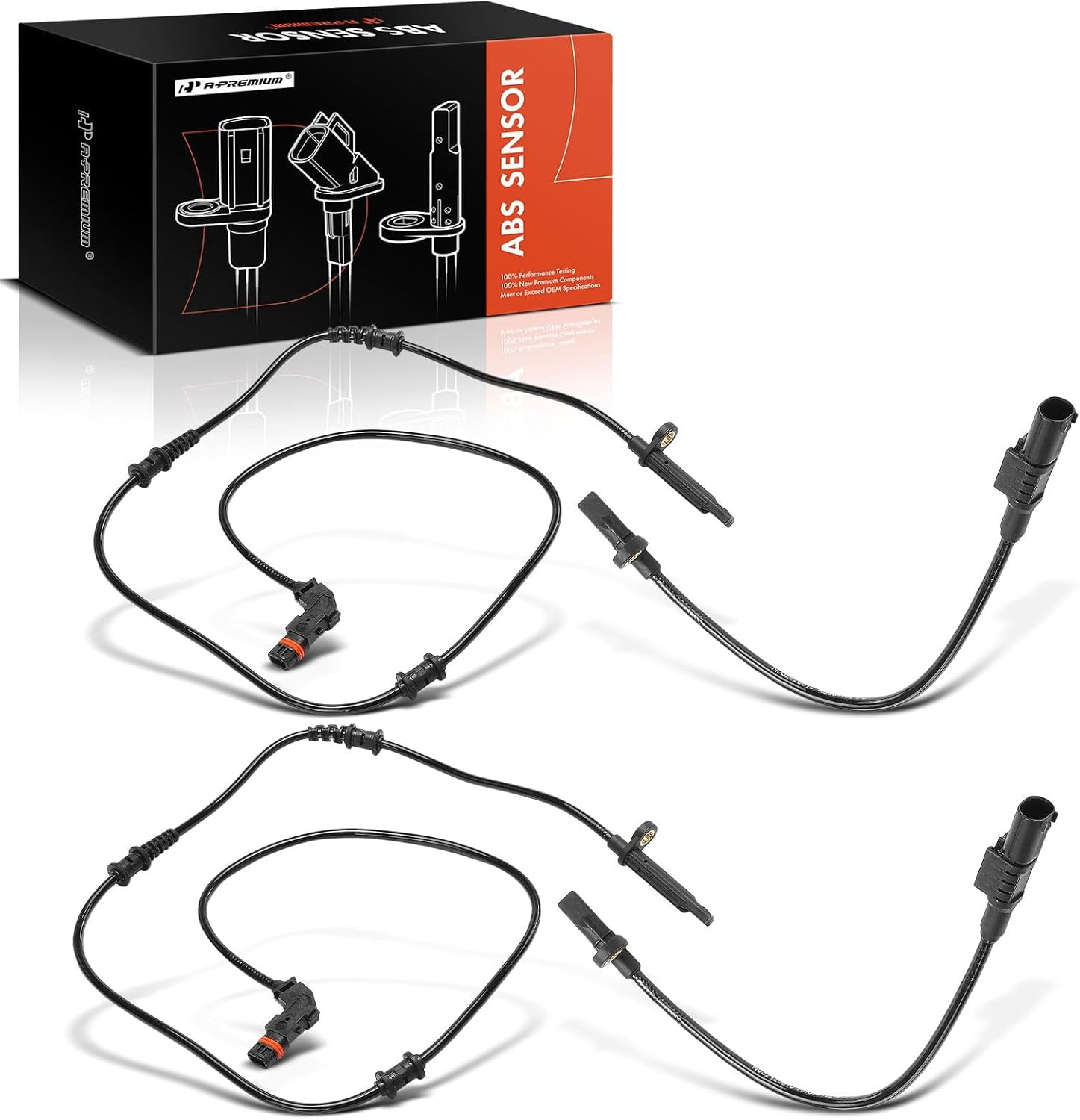 A-Premium 4PC-Set ABS Wheel Speed Sensor for Mercedes-Benz GLE300d ...